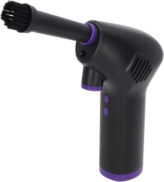 Souffleur de Poussière Multifonction Portatif de Dépoussiéreur d'air électrique pour Le Nettoyage de Voiture de Bureau à la Maison Rechargeable 45000 TR/Min 1 unité (6000 mAh)