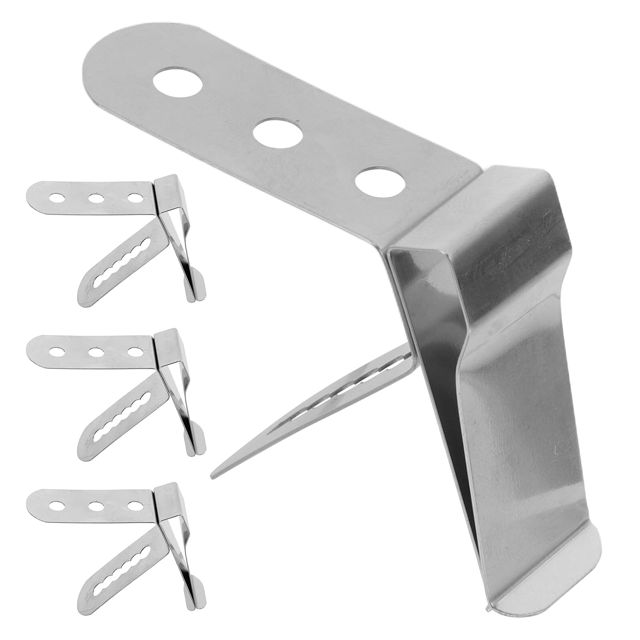 NUOBESTY 4pièces Thermomètre Cuisine Pince Support Clip Fixation Barbecue Four Alimentaire Tasse à Café Utilisation Polyvalente Rangement Ustensiles