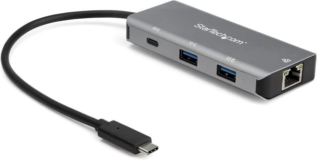 StarTech Hub USB-C 4 Ports 10Gbps, 3x USB-A et 1x USB-C (HB31C3A1CB)