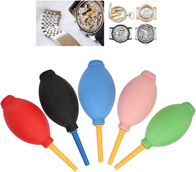 5pcs Souffleur à Air en Caoutchouc pour Nettoyage D'Objectif