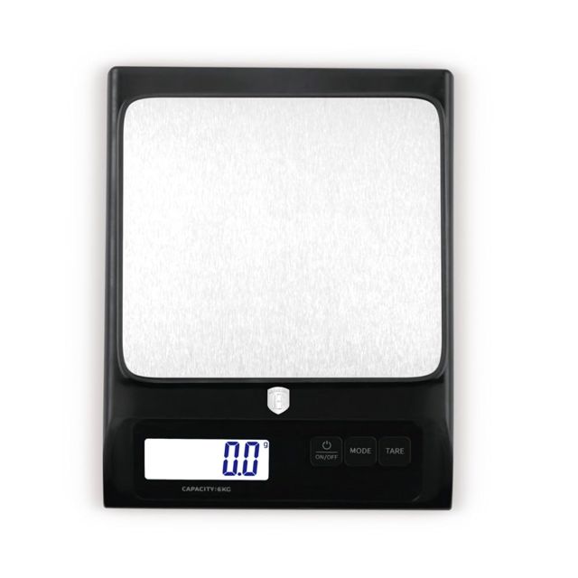 Berlinger Haus Balance de cuisine numérique 6 kg, collection noir mat, 6 kg, plastique noir