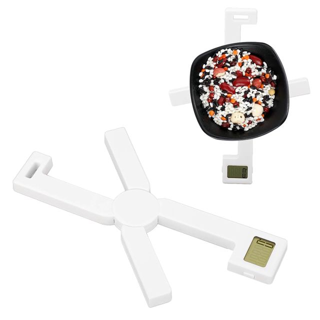 Balance alimentaire portable Balance de cuisine numérique pliable Mini outil de poche pliable avec écran LCD pour le contrôle des calories diététiques Cuisine compacte
