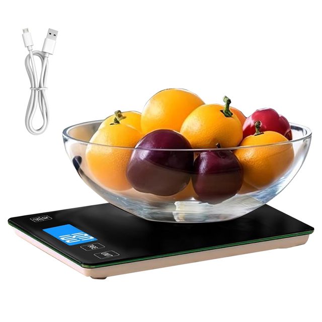 Balance de cuisine rechargeable multifonction tactile