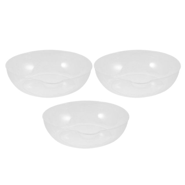 BESPORTBLE Plateau Capacité de Balance en Pesée 3pcs Blanc pour Plastique, 800 Ml, Léger et Multi-usage Électronique Tâches Cuisine et Pâtisserie