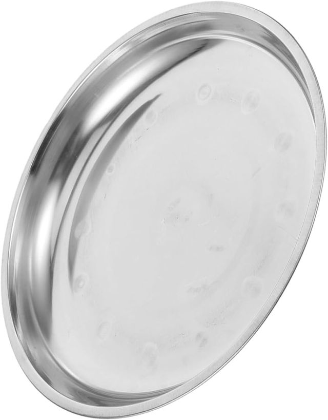 SEWACC Balance Mécanique Plateau de Pesée Inox Diamètre 27 Cm, Plateau Cuisine et Laboratoire, Balance Alimentaire Précise pour Pesée D’aliments et Bijoux, Poids Robuste et Polyvalent