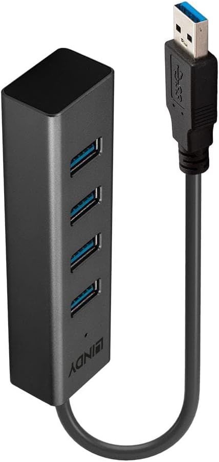 Lindy 43324 Hub USB 3.0 4 Ports
