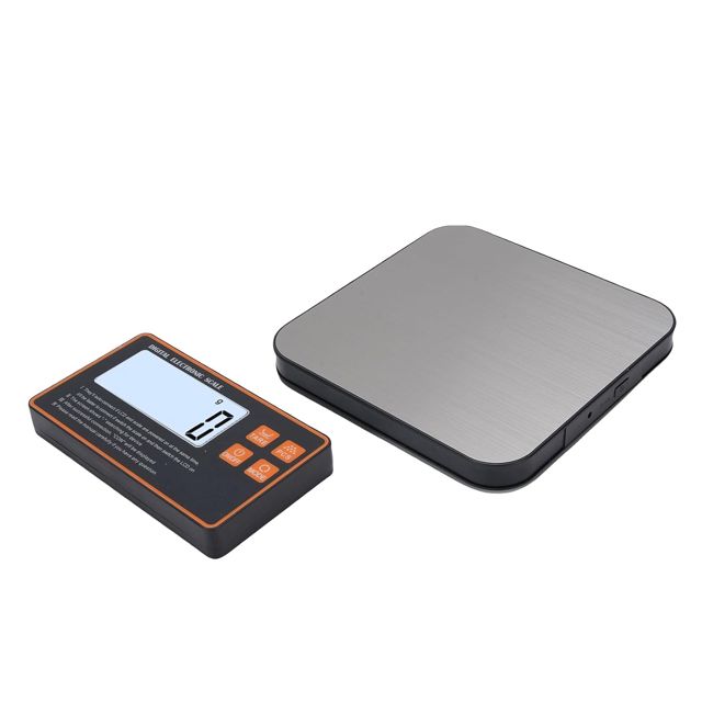 Walfront Balance de Cuisine sans Fil avec Affichage déporté 15 Kg,