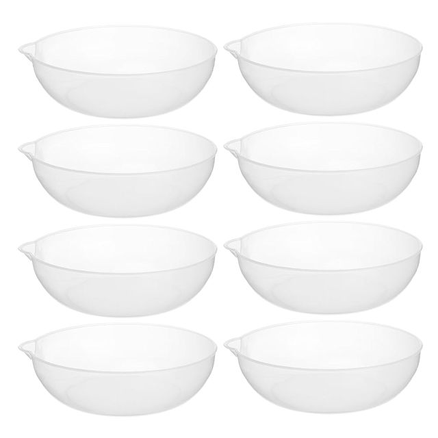 Cabilock 8pcs Plateau de Balance Alimentaire en Plastique 800ml avec Marques de Mesure Liquide et Visibilité Cuisine et Préparation Culinaire