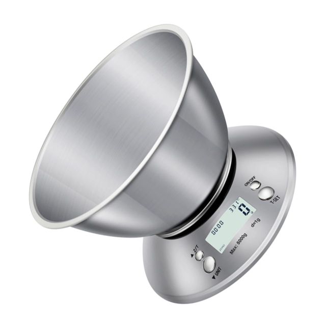 MAGICLULU Balance Électronique de Cuisine Acier Inoxydable Balance Alimentaire Précise Ustensile de Cuisine Pratique
