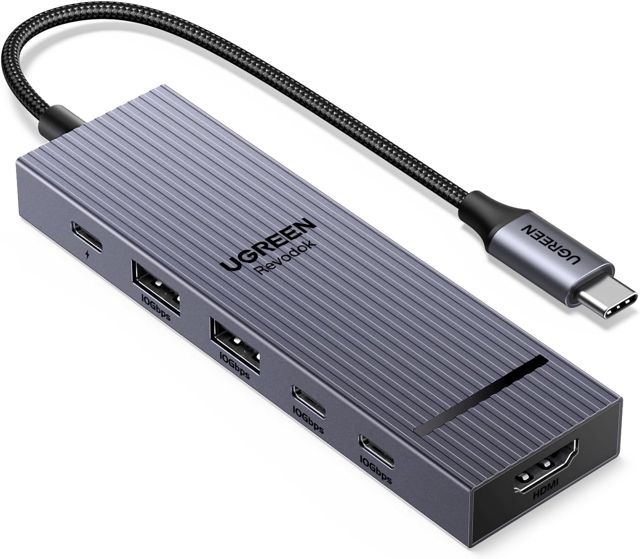 UGREEN Revodok Pro 106 10Gbps Hub USB C 6 en 1 Adaptateur USB C Multiport