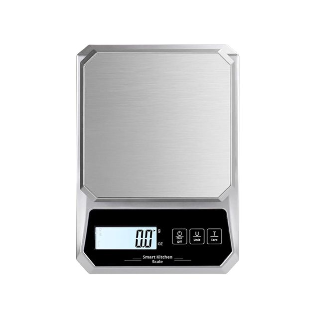 Balance numérique, Balance de cuisine étanche et lavable 5Kg, balance numérique à café alimentaire en acier inoxydable avec minuterie, 0.5g