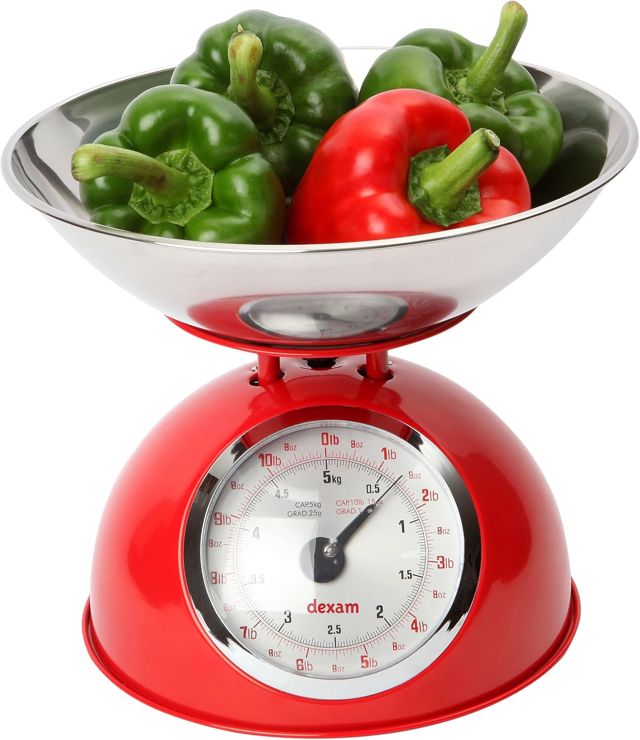 Youdoit Balance de Cuisine Vintage 5 kg - Rouge