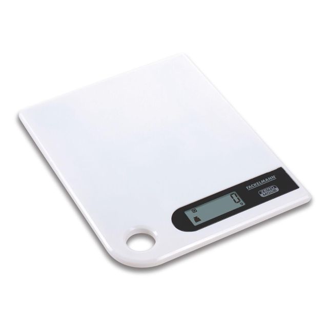 Fackelmann Balance de cuisine électronique 5 kg écran LCD blanc
