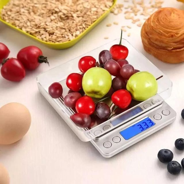 Schimer Balance de Cuisine Numérique 0.1g, Mini LCD Portable de Haute