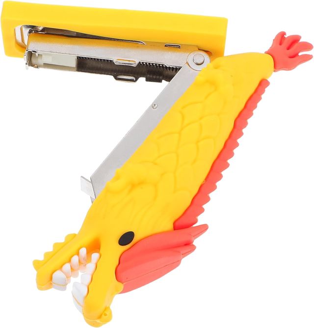 Jolie Agrafeuse Dragon Mini, Portable, PVC Souple, Acier Inoxydable