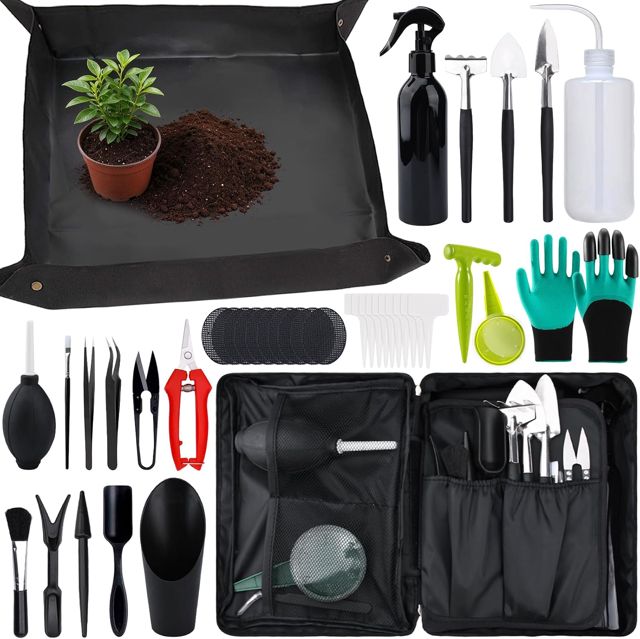 Kit D'outils de Jardin, Ensemble d'Outils de Jardinage, Outils Jardinage