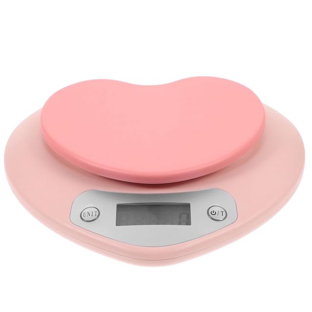 Balance Cuisine Électronique en Plastique, Précision 1g à 5 Kg