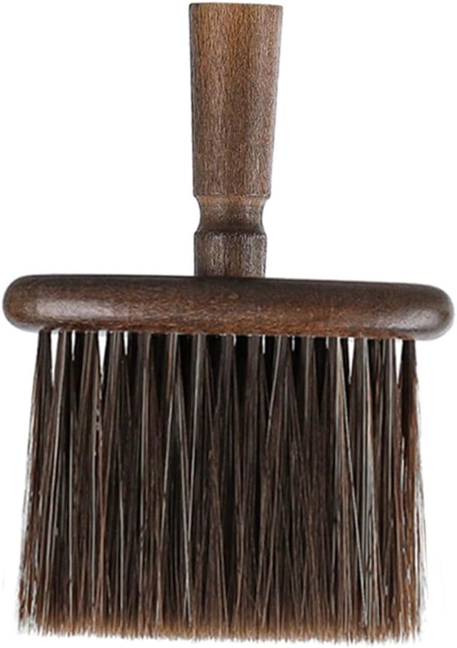 Brosse de Nettoyage Portable en Bois Poils Souples pour Crevasses Difficiles à Atteindre, pour Bureaux, Tiroirs et Claviers, Outil Multifonction Pratique