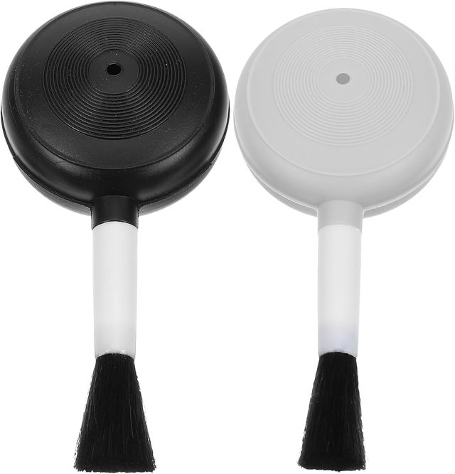 Souffleur de Nettoyage Brosse, 2 Pièces, Plastique pour Optiques