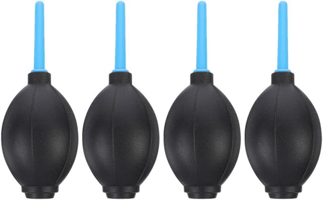 4 pièces Souffleur D’Air Manuel pour Nettoyage sans Contact noir