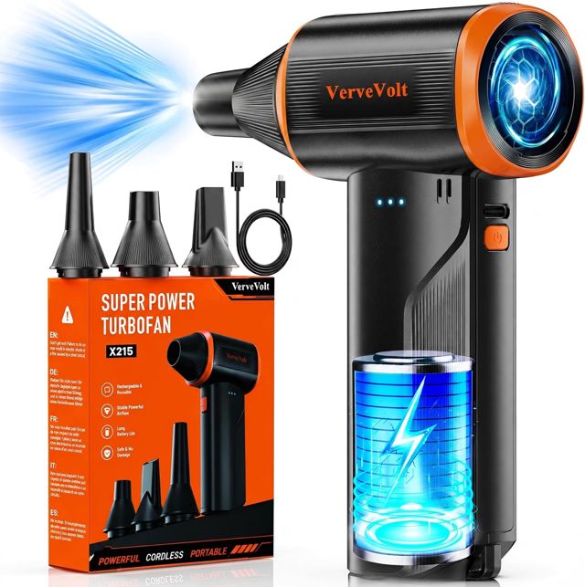 Souffleur Air Comprimé - Souffleur PC, 330 000 tr/min, 3 Vitesses